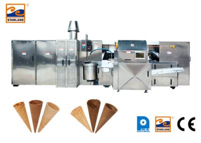 Large-scale automatic multi-functional crisp tube production equipment,107 240*240mm baking templates.