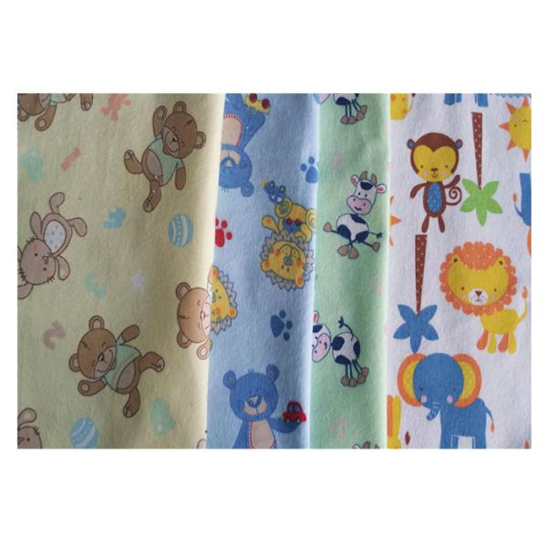 Ткань ткани ткани Фланнелетте хлопка прекрасная напечатанная для одежды безопасности детей