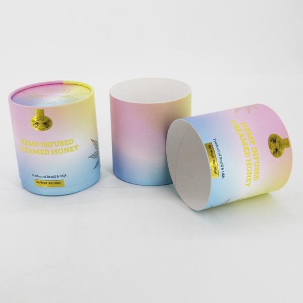 Recyclable Biodegradable Paper Tubes , Cylinder Kraft Paper Candle Tube