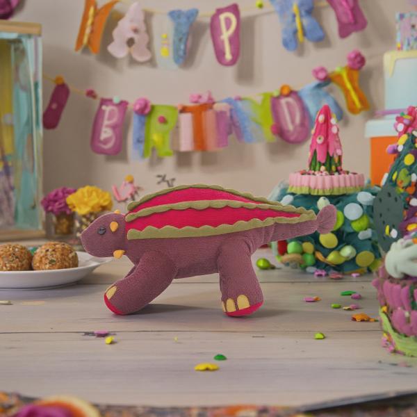 Long Ankylosaurus Dinosaur Plush Toys Soft Teddy Bear Stuffed Animals Birthday Gifts  Boys Children