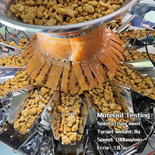 10-14 Máquina de embalaje de pesas con cabeza múltiple 220V 450kg