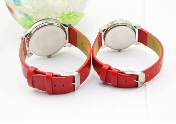 Couples watch men's and women's watches quartz epidermis with watches