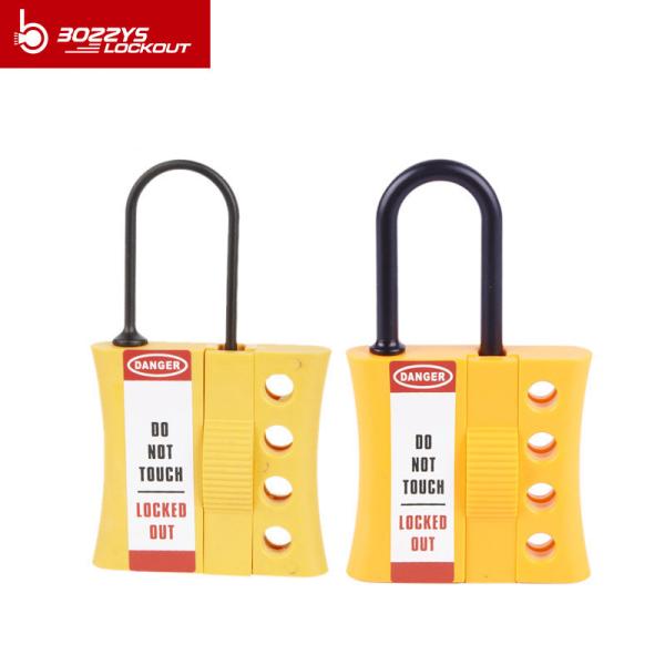 48.5mm Shackle Nylon Safety Lockout Hasp Yellow Insulation