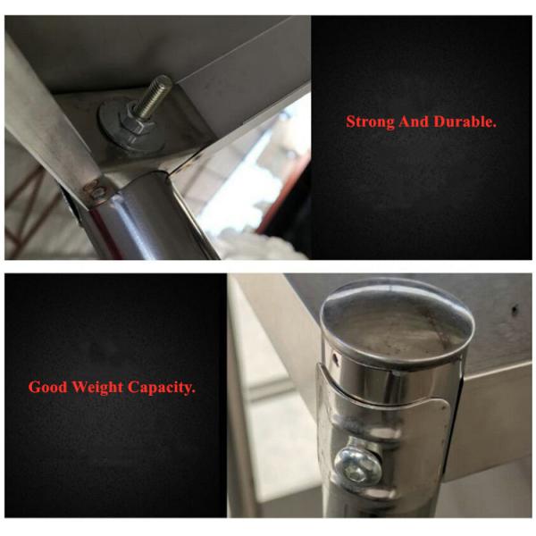 Rust Free Stainless Steel Storage Metal Shelves For Warehouse / Cold Room ISO9002