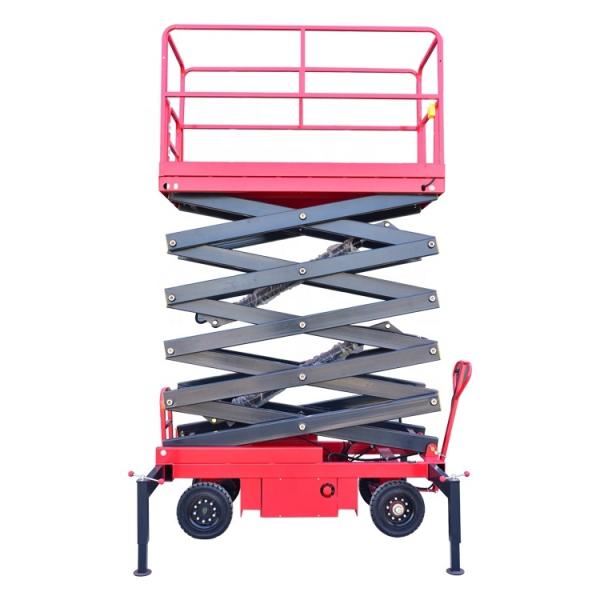 Battery Indoor Electric Scaffolding Lifting Machine Powered Scaffold