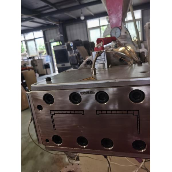 Two Cavities Silver Extrusion Die Mold for Shaping UPVC Door Frame and Silver Coating