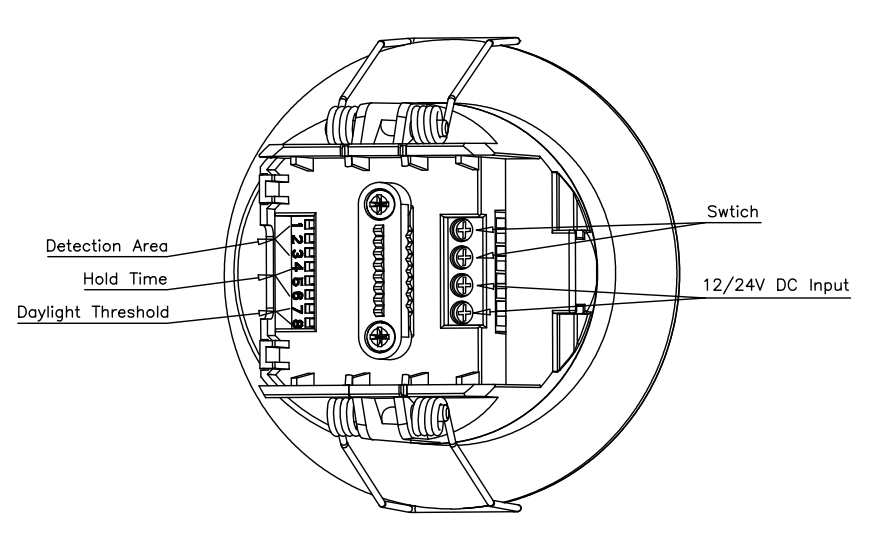 MSA021D RC 24GHz Presence and motion sensor with dry contact output