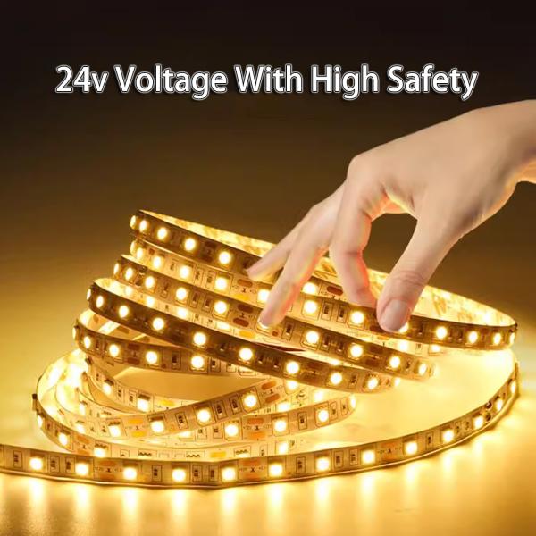 110V-240V Low Voltage COB Light Strip Waterproof Glue Filling for Outdoor Lighting