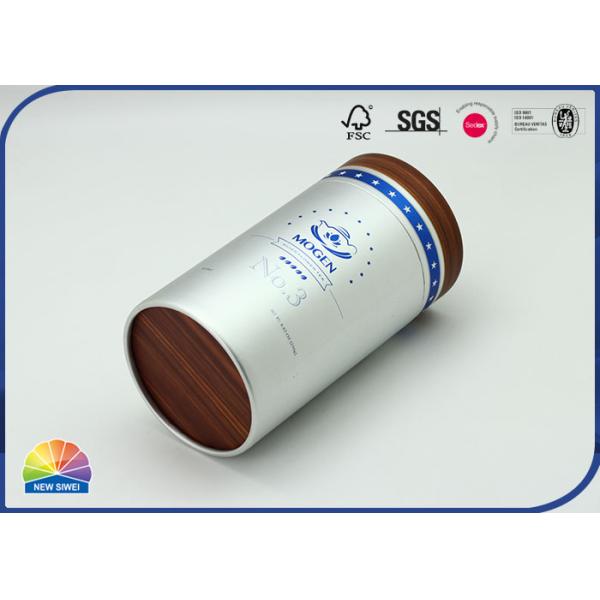 4c ультрафиолетовая трубка картона печати 182gsm серебряная упаковывая для чая кофе