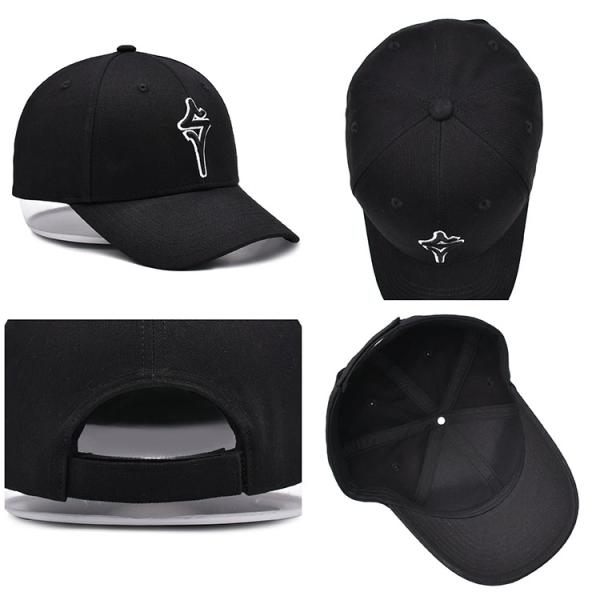 бейсбольная кепка хлопчатобумажной ткани вышивки 3d унисекс изогнутая взрослый размер моды края