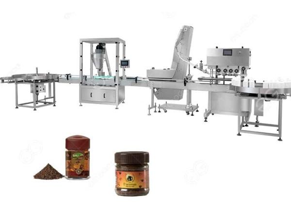 China Manufacturer 20-35bottles/min Powder Filler Machine Coffee Powder Filling Machine