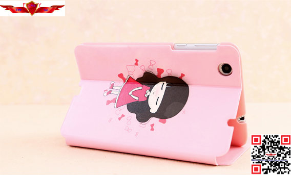 New 100% Qualify Perfect Fit Cartoon Ultra Thin PU Leather Cover Case For Lenovo S5000