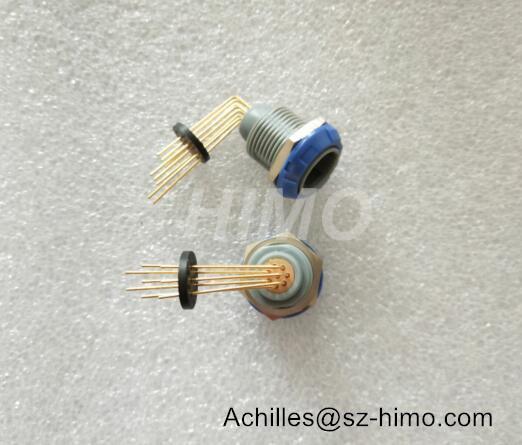 Push Pull Self-Locking Male And Female 4 Pin 1P Series Plastic Lemo Panel Mounted Socket
