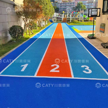 Outdoor Playground Flooring Colored Rubber Granules EPDM Rubber Playground Surface