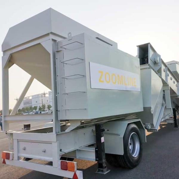 Asphalt Drum Mixers contínuo estacionário 40tph Mini Mobile Asphalt Mixing Plant