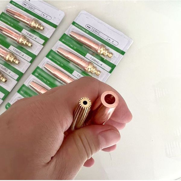 106HC Propane Gas Cutting Tip, Oxy-Fuel Cutting Nozzle ,  for Oxy-Propane Cutting Torch , High Precision Copper Cutting Tip for LPG/Propane Gas Cutting，CUTTING TIP for PROPANE BUTANE LPG NATURAL GASES