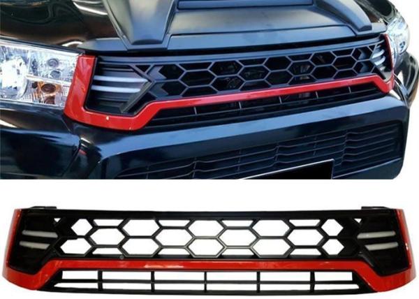 Manufacturers Upgrade Front Grille With Daytime Running Light For Toyota Hilux Revo 2015 2016