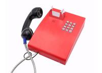 Telefone analógico de prisão IP65 resistente a intempéries cor opcional com caixa de metal