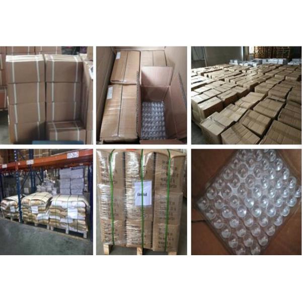 Шарик сада сфер боросиликатного стекла высокой точности покрашенный украшением ясный кристаллический стеклянный