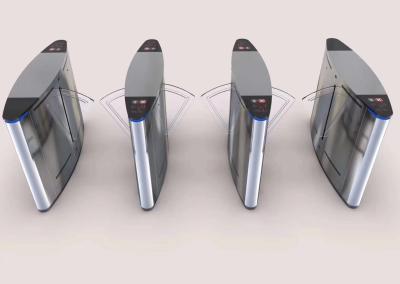 Disabled Pedestrians Direct Drive 316SS Flap Barrier Turnstile