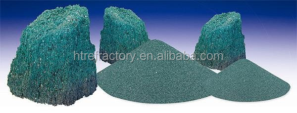 980,5% Зелёный карбид кремния JIS1500 для огнеупорных и металлургических процессов