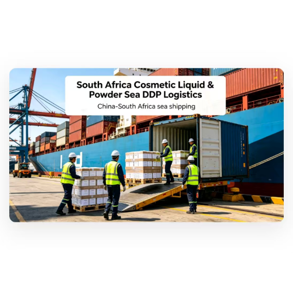South Africa Cosmetic Liquid / Powder DDP Sea Freight Logistics Service