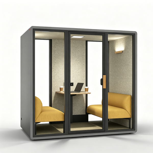 Freestanding Prefab Soundproof Room Acoustic Pods For Corporate Office Layouts