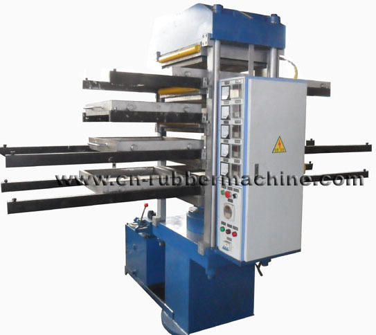 Outdoor Rubber Tile Making Machine with 4 Working Layers