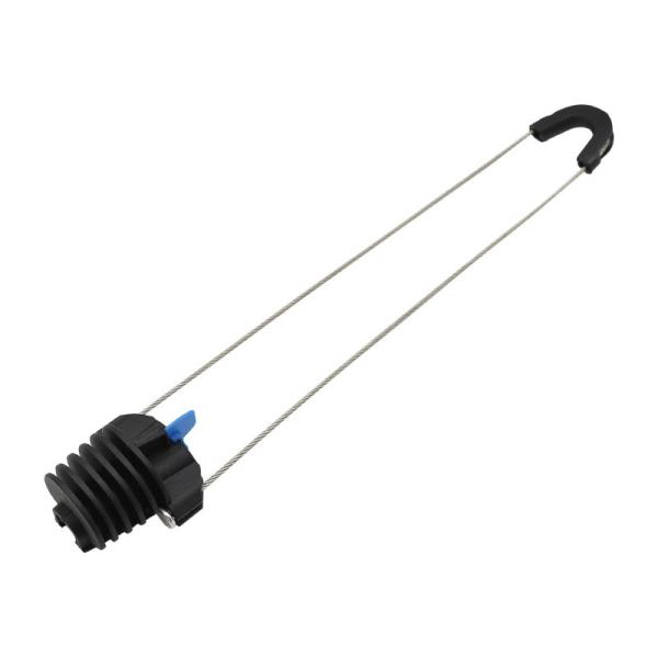Grampos de tensão de plástico PA300 ADSS Grampos de fio óptico de fibra para cabo de fibra
