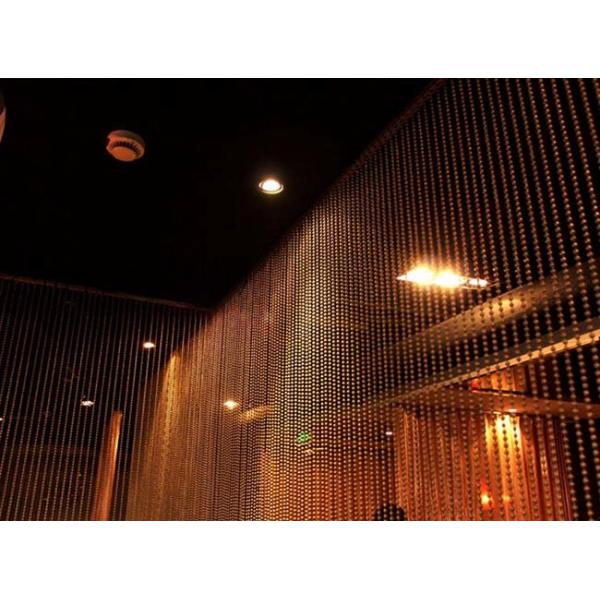 Stainless Steel Metal Bead Curtain 2mm-12mm Diameter for Space Divider