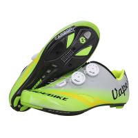 Zapato de ciclo del cordón del estilo de la bici rápida del camino, zapatos de ciclo de los diales de la cerradura doble del uno mismo