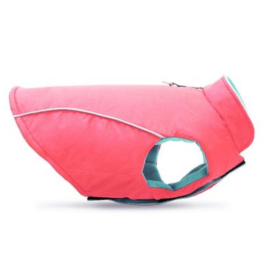 2 camadas de lã revestida casaco de cão quente para cachorro Inverno Frio Clima