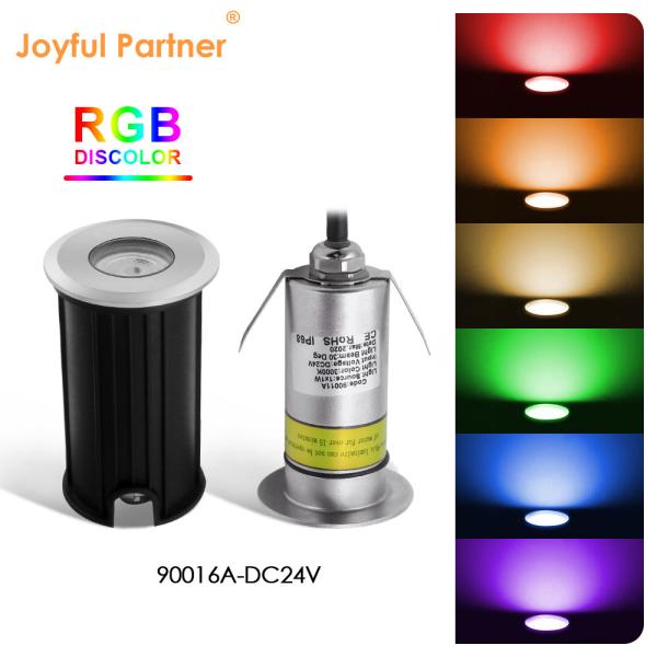 1W 2W Swimming Pool Underwater Light Recessed IP68 Led Buried Lights
