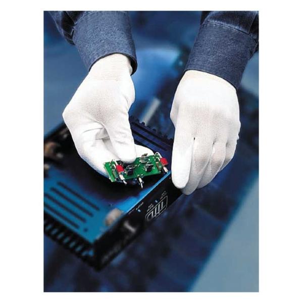 Mining White Polyurethane Pu Coated Hand Gloves For Delicate Operations