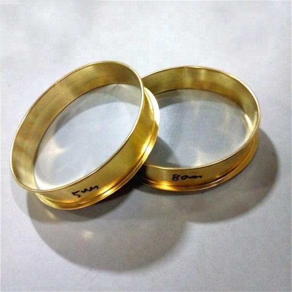 10 - 600 Micron Wire Mesh Sieve Round Shape Stainless Steel Made