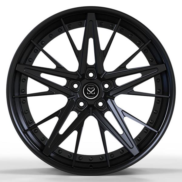 BMW 850i Coupe Custom Forged 2-PC Rims 21x9.5 and 21x10.5