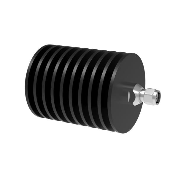 25W  Round Black SMA Male Female RF Attenuator IP65  protection