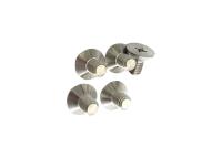 Scoupe à tête plate en titane contre-enfoncée personnalisée pour machine à vis CNC M1.6-M10