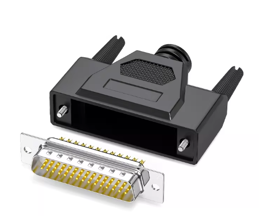 DB44 44-Pin Servo Motor Connector with 1000V Voltage Rating Silver and Gold Plated Contacts Moog ITT Standard