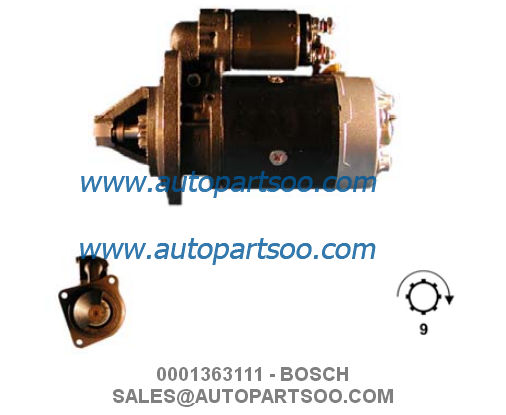 0001367069 - BOSCH Starter Motor 12V 3KW 10T MOTORES DE ARRANQUE