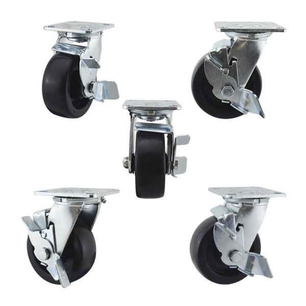 5 Inch 770lbs Capactiy Heavy Duty Casters Side Lock