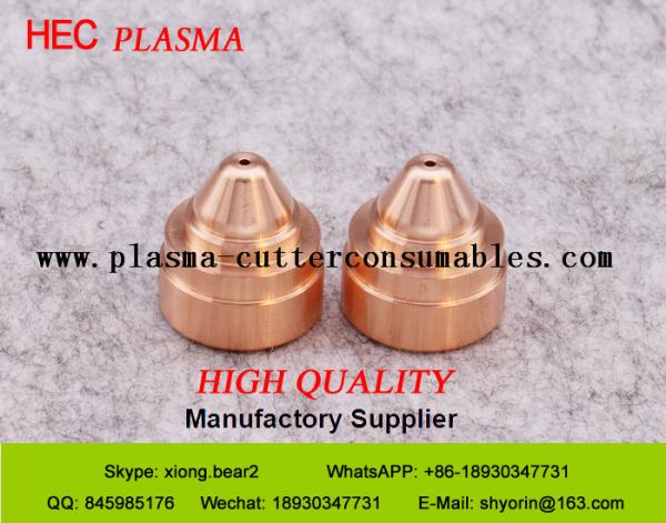 Bocal 969-95-24130 1.3mm do corte do plasma para materiais de consumo da máquina do cortador do plasma de KOMATSU