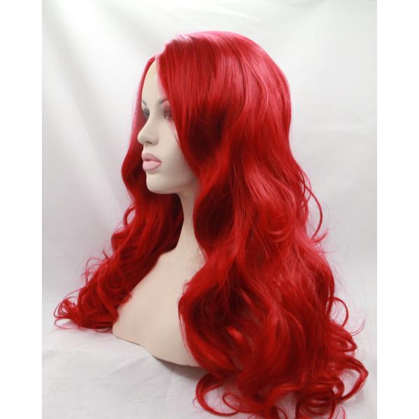 Fashion New Style Ombre Synthetic Lace Front Wigs Cosplay Wigs Red Color 8-26 Inches