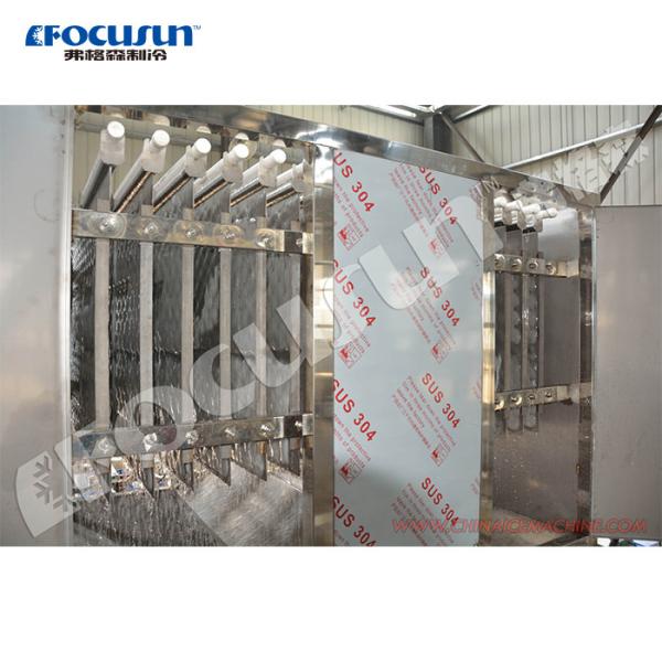 Focusun 10T Máquina de gelo de chapa de aço inoxidável