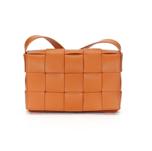 Real Leather Crochet Bags for Lady Designer Shoulder Bags  Cowhide Handbag