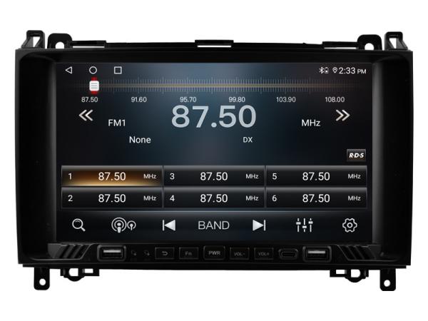 Ecrã de 9' Mercedes Benz carro estéreo para A B Classe B200 W169 W245 Viano Vito W447 W639 Sprinter W9