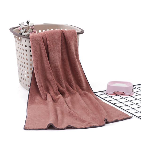 60x120cm Fast Drying Dog Microfibre Bath Towel Ultra Soft Microfiber Coral Fleece Towel