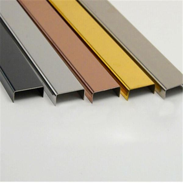 China sale wall protection stainless steel tile trim&metal tile trimmings home decor with cheap price