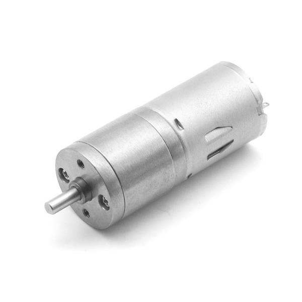 6V 12V 24V 6000rpm 370 DC Reduction Gear Motor With Dia25mm Gearbox Reducer