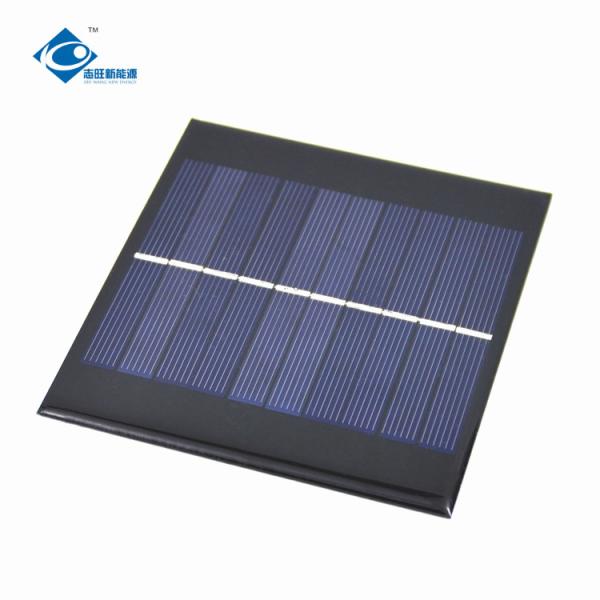 5V painel solar cristalino poli ZW-114107 de resina de cola Epoxy da bateria 1.3W do painel solar 10